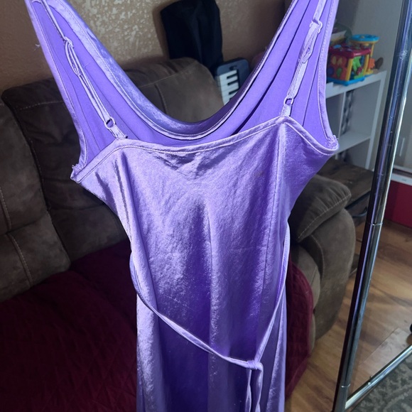 Motel Rocks Purple Mini Dress - Picture 4 of 5